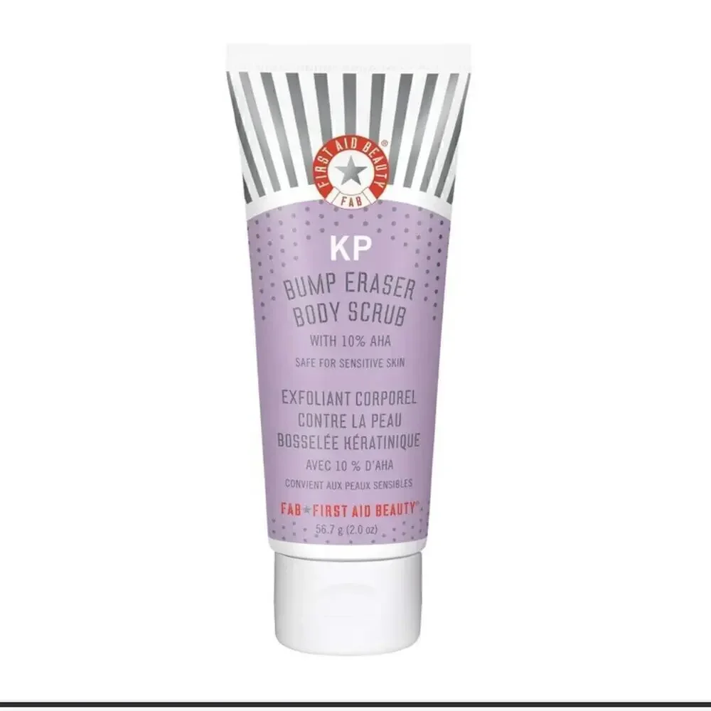 first aid, beauty, bump eraser body scrub only used once 2 oz